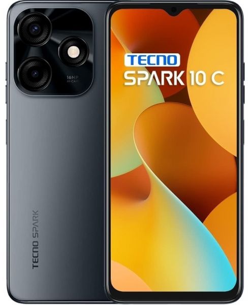  Tecno Spark 10C (KI5k) 4/128GB NFC Dual Sim Meta Black (4895180798153) -  1