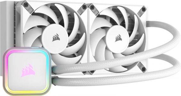    Corsair iCUE H100i RGB Elite Liquid CPU Cooler White (CW-9060078-WW) -  1