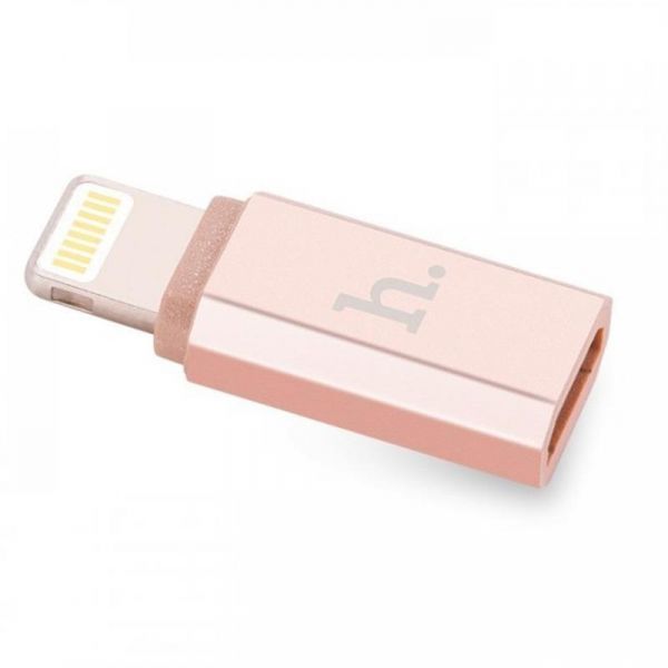  Hoco MicroUSB-Lightning Rose Gold (6957531025740) -  1