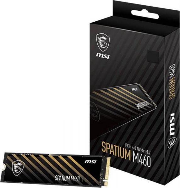 SSD  MSI Spatium M460 1TB M.2 2280 PCIe 4.0 x4 NVMe 3D NAND TLC (S78-440L930-P83) -  5