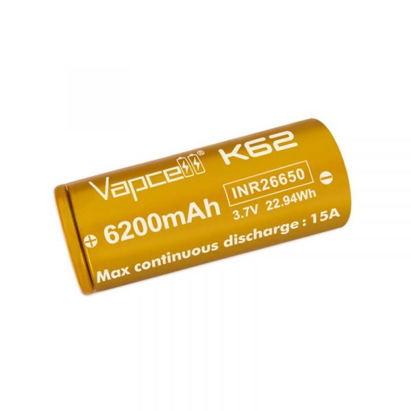  Vapcell 26650 6200mAh 1 -  1