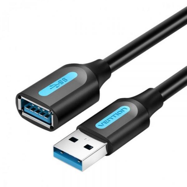 - Vention USB3.0 AF - USB3.0 AM, 3 m, Black (CBHBI) -  1