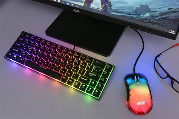  2E Gaming KG345 RGB 68key USB Transparent -  8