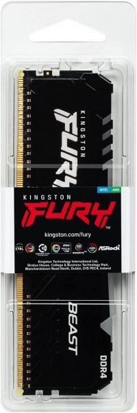  `i DDR4 8GB/3600 Kingston Fury Beast RGB (KF436C17BBA/8) -  4