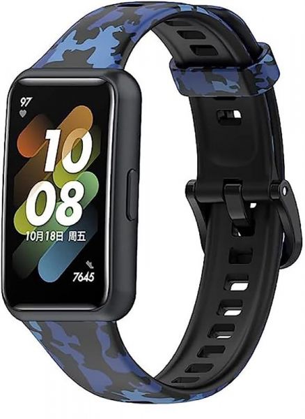  BeCover Modern Style  Huawei Band 7/Honor Band 7 Black-Blue (709445) -  1