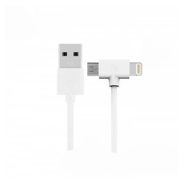  WK WDC-008 Axe Lightning/microUSB, 1 White (6970349287292) -  1