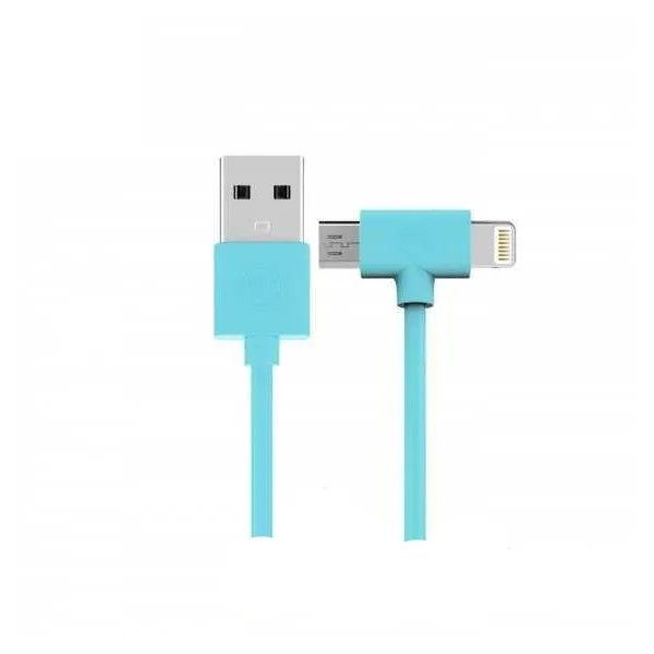  WK WDC-008 Axe Lightning/microUSB, 1 Blue (6970349287308) -  1