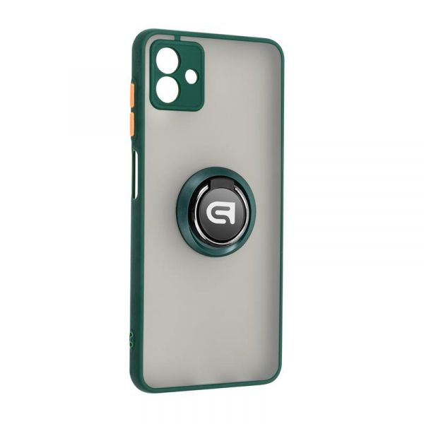 - Armorstandart Frosted Matte Ring  Samsung Galaxy A04 SM-A045 Dark Green (ARM68343) -  1