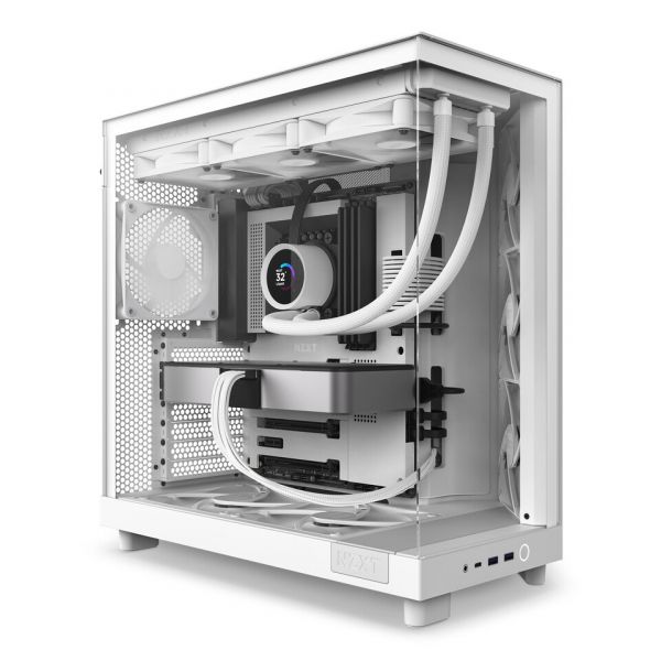  NZXT H6 Flow White (CC-H61FW-01)   -  1