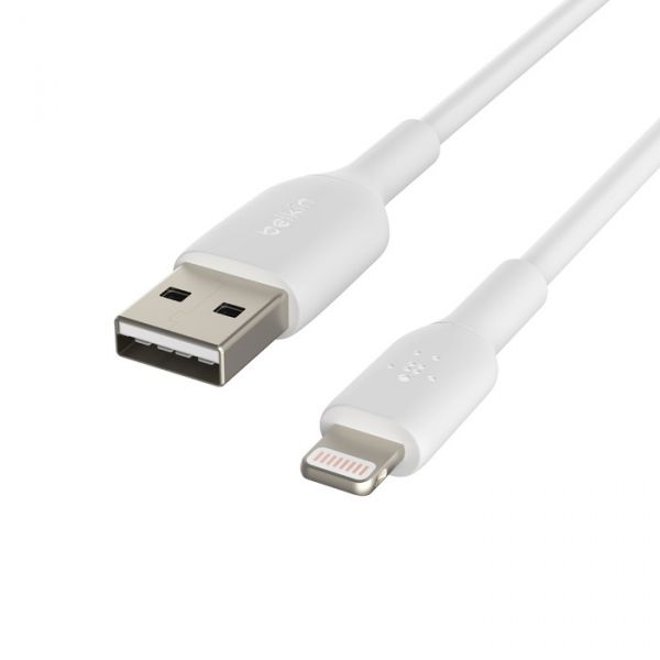  Belkin PVC USB - Lightning, 0.15  White (CAA001BT0MWH) -  3