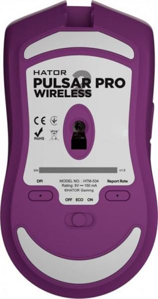   Hator Pulsar 2 Pro Wireless Lilac (HTM-534) -  6