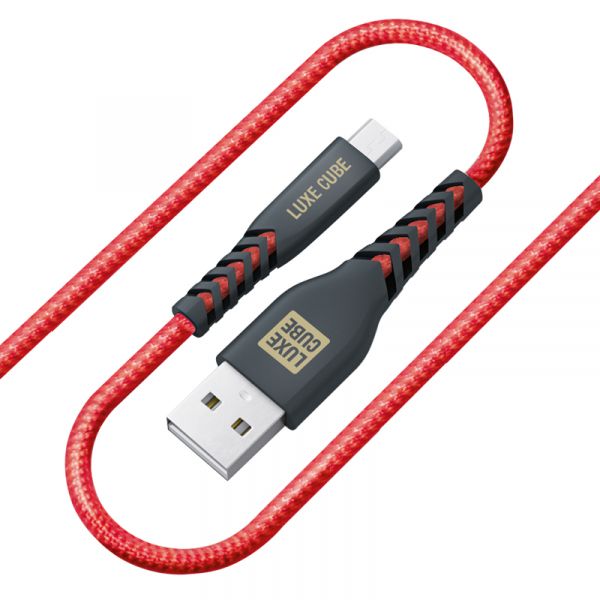  Luxe Cube Kevlar USB-microUSB, 1.2,   (8886998686264) -  1