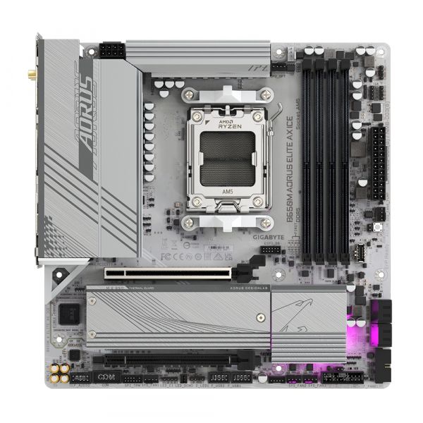   Gigabyte B650M Aorus Elite AX Ice Socket AM5 -  2