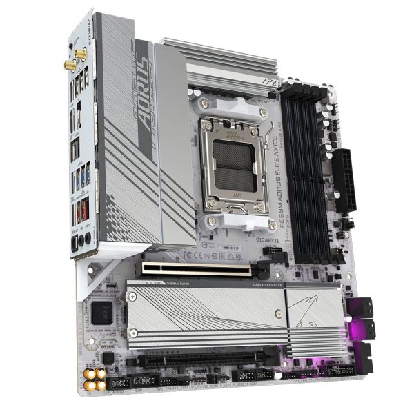   Gigabyte B650M Aorus Elite AX Ice Socket AM5 -  3