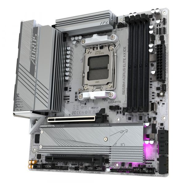   Gigabyte B650M Aorus Elite AX Ice Socket AM5 -  4