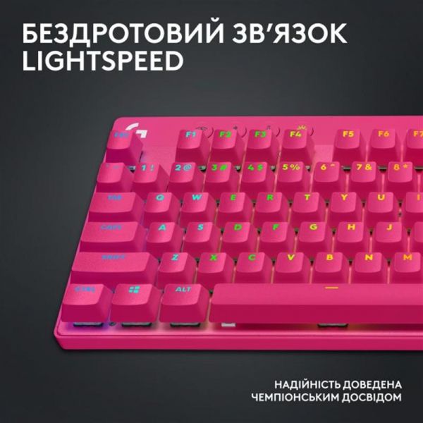  Logitech G PRO X TKL Lightspeed Magenta (920-012159) -  3