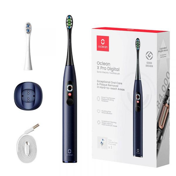    Oclean X Pro Digital Electric Toothbrush Dark Blue (6970810553482) -  1