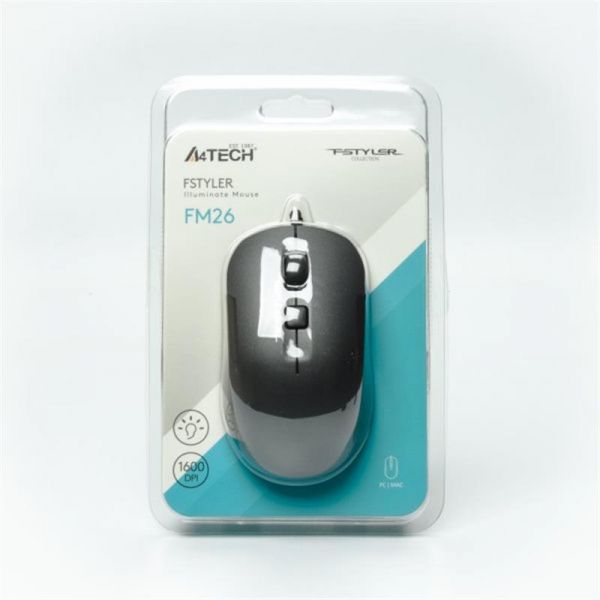  A4Tech Fstyler FM26 Smoky Grey -  11