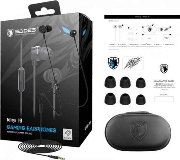  Sades SA-610 Wings 10 Black/Blue (sa610blj) -  7