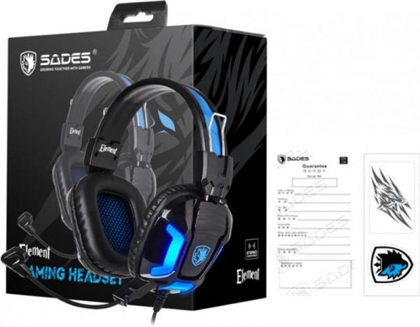  Sades SA-702 Element Black/Blue (sa702bl) -  7