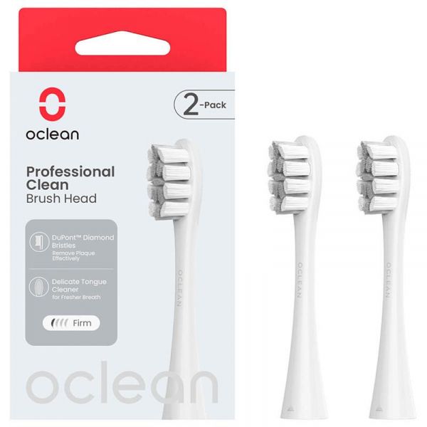   - Oclean P1C10 Brush Head Grey (2) -  1