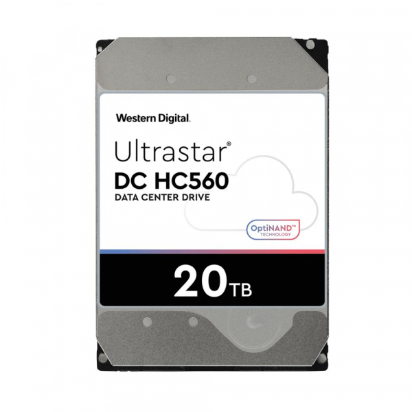  SAS 20TB WD Ultrastar DC HC560 7200RPM 12GB/S 512MB (0F38652) -  1