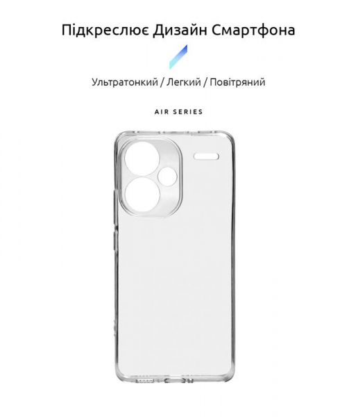 - Armorstandart Air  Xiaomi Redmi Note 13 Pro+ 5G Camera cover Clear (ARM71837) -  2