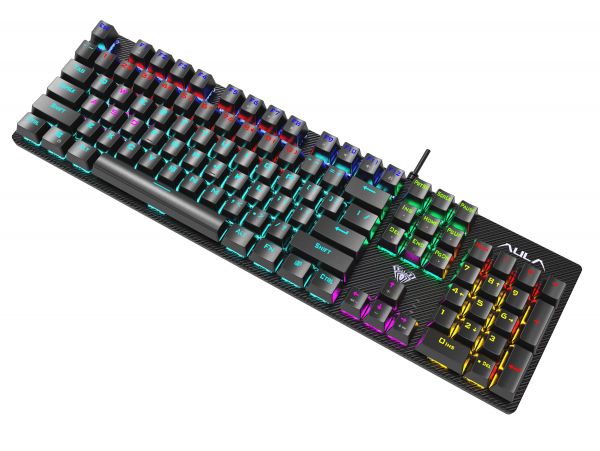  Aula Mechanical S2022 Black keycaps, blue switch (6948391202235) -  5