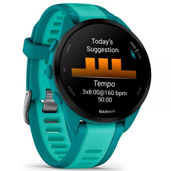 - Garmin Forerunner 165 Music Turquoise/Aqua (010-02863-B2) -  2