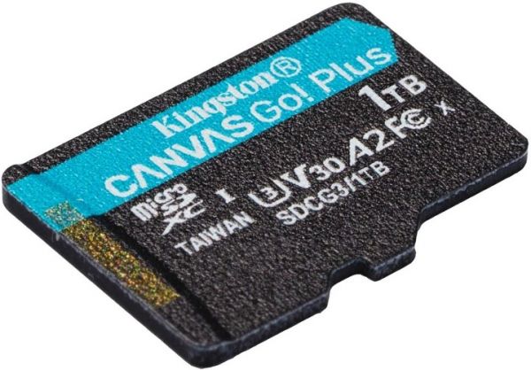  '  ` MicroSDXC 1TB UHS-I/U3 Class 10 Kingston Canvas Go! Plus R170/W90MB/s (SDCG3/1TBSP) -  2