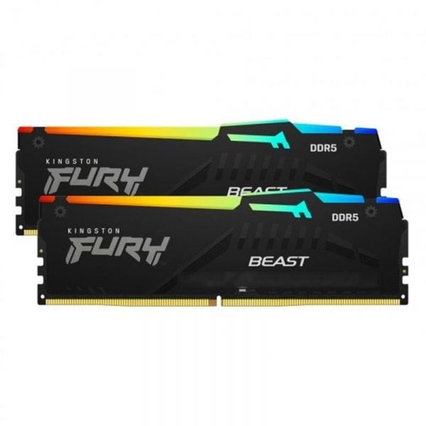  ` DDR5 2x32GB/6000 Kingston Fury Beast RGB (KF560C30BBAK2-64) -  1