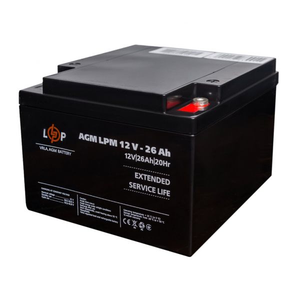      LogicPower LPM 12V 26AH AGM -  1