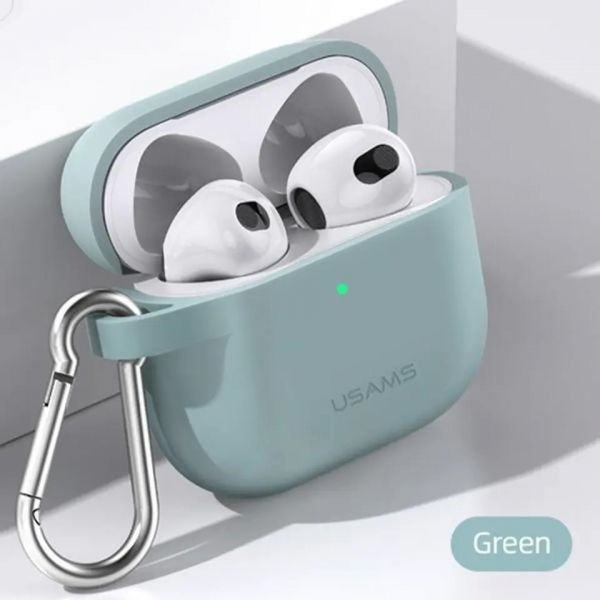  Usams US-BH741 Silicon  Apple AirPods 3 Green (BH741AP04) -  2