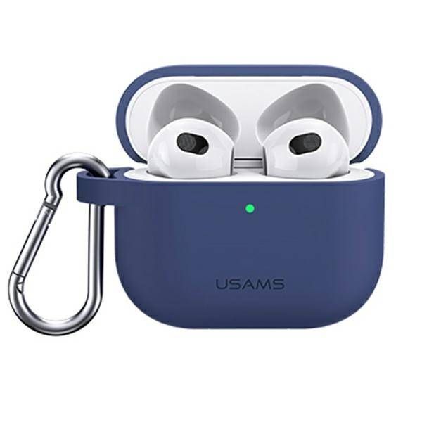  Usams US-BH741 Silicon  Apple AirPods 3 Blue (BH741AP02) -  1