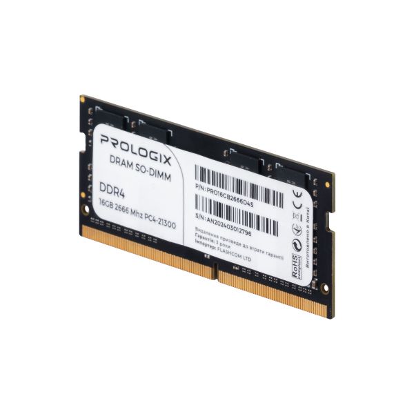   SO-DIMM DDR4 16GB/2666 Prologix (PRO16GB2666D4S) -  3