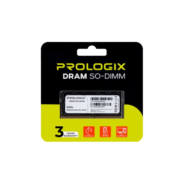  `i SO-DIMM 16GB/3200 1.35V DDR4 Prologix (PRO16GB3200D4SX) -  4