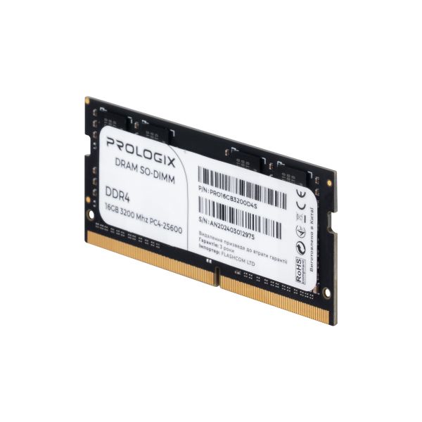  `i SO-DIMM 16GB/3200 1.35V DDR4 Prologix (PRO16GB3200D4SX) -  3