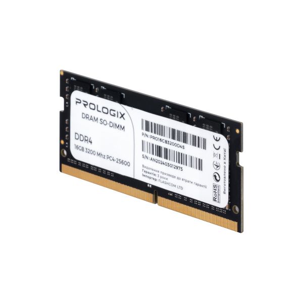   SO-DIMM DDR4 8GB/3200 Prologix (PRO8GB3200D4S) -  5