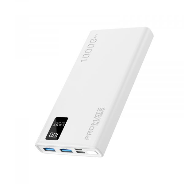  Promate Bolt-10Pro White 10000mAh -  1