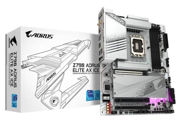   Gigabyte Z790 Aorus Elite AX Ice Socket 1700 -  1