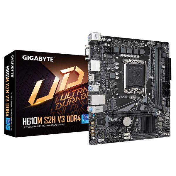   Gigabyte H610M S2H V3 DDR4 Socket 1700 -  1