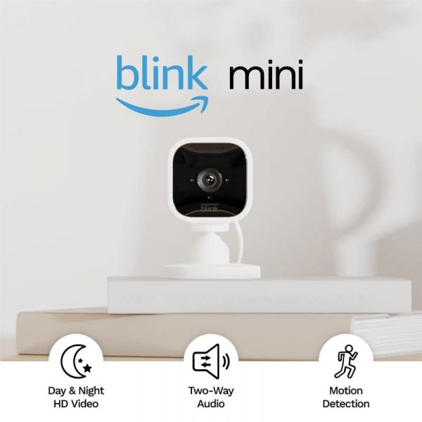 IP  Amazon Blink Mini 1080P HD Indoor Smart Security (2 Cameras) (B07X7CQBJP) -  2