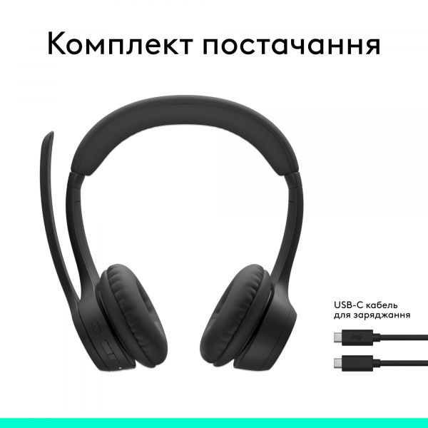 Bluetooth- Logitech Zone 300 Wireless Black (981-001407) -  10