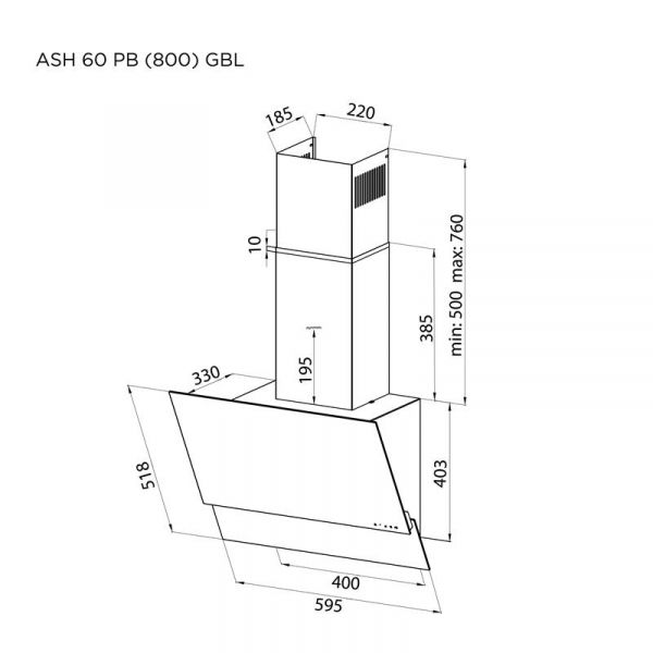  Pyramida ASH 60 PB (800) GIV -  8