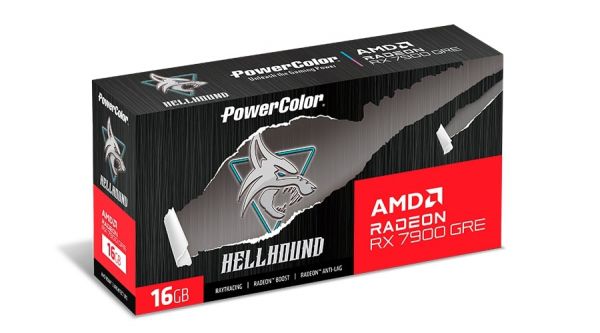 ³ AMD Radeon RX 7900 GRE 16GB GDDR6 Hellhound PowerColor (RX 7900GRE-16G-L/OC) -  9