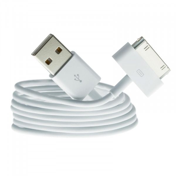  Apple USB - Apple 30-pin (M/M), 1 , White (MA591)_OEM -  2