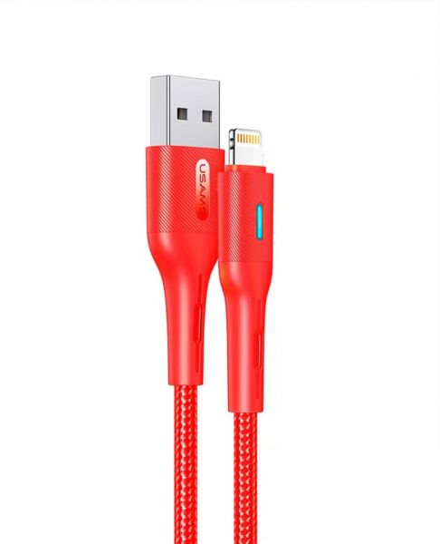  Usams US-SJ425 USB - Lightning, 1.2 , Red (SJ425USB02) -  1