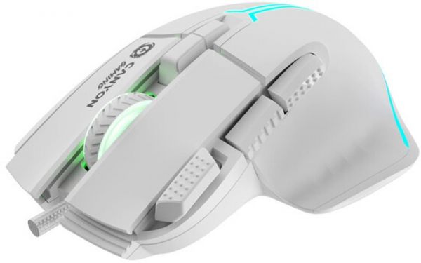  Canyon Fortnax GM-636 RGB USB White (CND-SGM636W) -  2