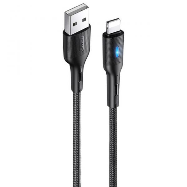  Usams US-SJ425 USB - Lightning, 1.2 , Black (SJ425USB01) -  1