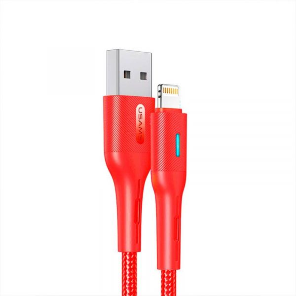  Usams US-SJ424 USB - Lightning, 0.6 , Red (SJ424USB02) -  1